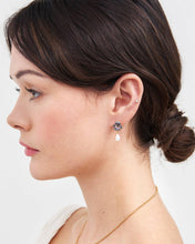 Load image into Gallery viewer, Pansy Pearl Earrings
