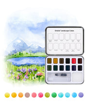 Load image into Gallery viewer, Landscape Watercolor Coloring Club Box