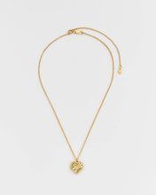 Load image into Gallery viewer, Gaia Lily Heart Locket Necklace