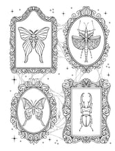 Load image into Gallery viewer, Pretty Creepy Coloring Book