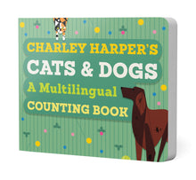Load image into Gallery viewer, Charley Harper's Cats and Dogs: Multi-Lingual Counting Book