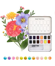 Load image into Gallery viewer, Floral Watercolor Coloring Club Box