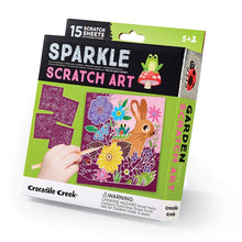 Load image into Gallery viewer, Garden Sparkle Scratch Art