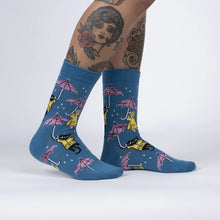 Load image into Gallery viewer, Petting in the Rain Women's Crew Socks