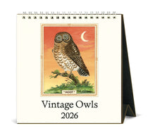 Load image into Gallery viewer, Owls Desk Calendar
