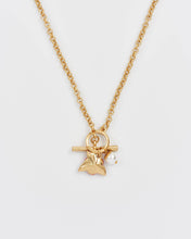 Load image into Gallery viewer, English Rose Pearl Gold Chain Necklace