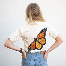 Load image into Gallery viewer, SBMNH Monarch Metamorphosis Adult T-Shirt