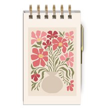 Load image into Gallery viewer, Mini Floral Notebooks w/ Pen