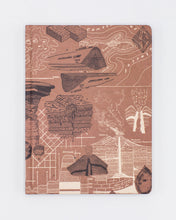 Load image into Gallery viewer, Geology Sedimentary Dot Grid Hardcover Notebook