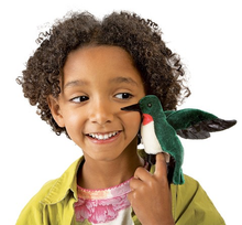 Load image into Gallery viewer, Mini Hummingbird Finger Puppet