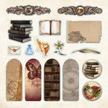 Load image into Gallery viewer, Bibliophilia Ephemera Sticker Book
