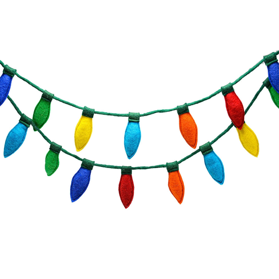 Multi-Color Bulb Garland 8ft.