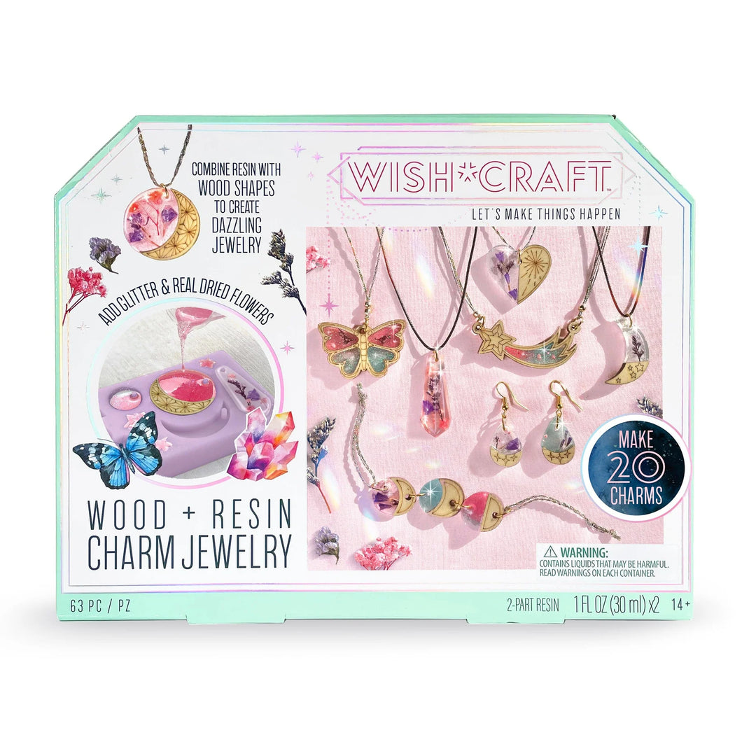 Wood & Resin Charm Jewelry