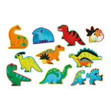 Load image into Gallery viewer, Dinosaur Let&#39;s Begin Puzzle 2pc

