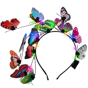 Light Up Butterfly Headband