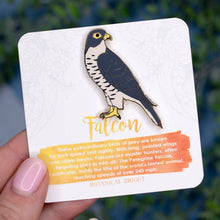 Load image into Gallery viewer, Falcon Bird Enamel Pin
