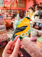 Load image into Gallery viewer, Goldfinch Glossy Sticker
