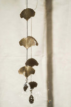 Load image into Gallery viewer, Surya Cascade Floral Engraved Brass Suncatcher

