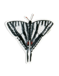 Zebra Swallowtail Butterfly Decal Sticker
