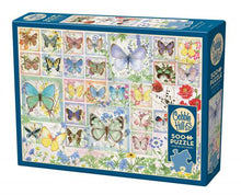 Load image into Gallery viewer, Butterfly Tiles 500pc Puzzle
