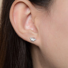 Load image into Gallery viewer, SS Butterfly Stud Earrings
