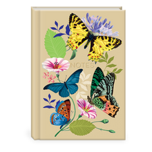 Load image into Gallery viewer, Vintage Floral Butterflies Hardcover Journal
