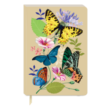 Load image into Gallery viewer, Vintage Floral Butterflies Softcover Journal
