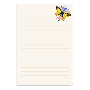 Vintage Floral Butterflies Softcover Journal