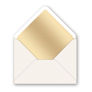 Gold Floral Birthday Card