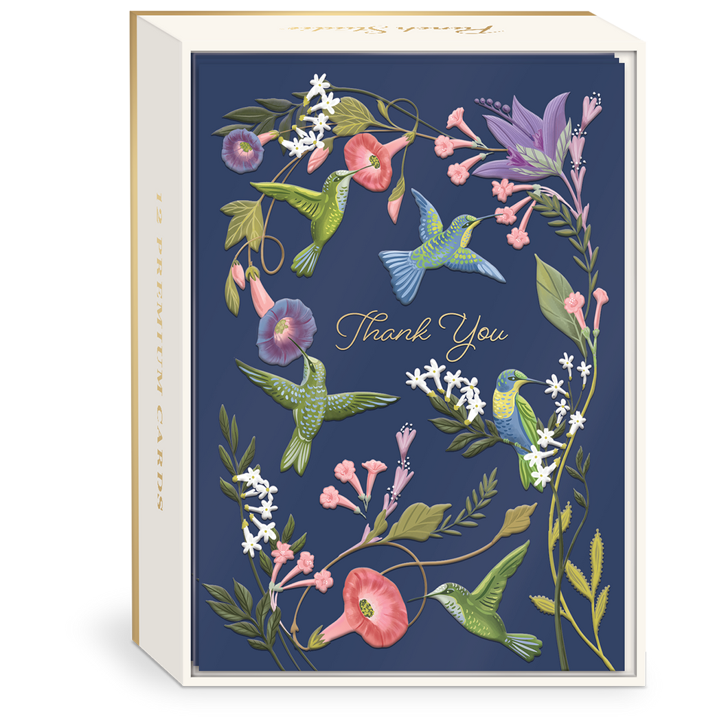 Hummingbirds Thank You Boxed Notes