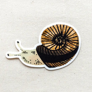 Garden Snail Vinyl Sticker