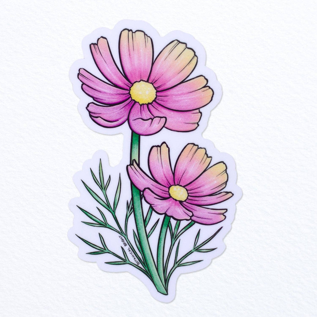 Cosmos Waterproof Vinyl Sticker