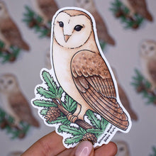Load image into Gallery viewer, Barn Owl Waterproof Sticker
