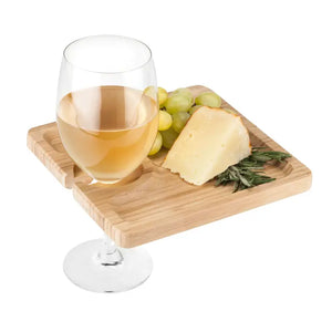 Bamboo Appetizer Plate w/ Paper Band