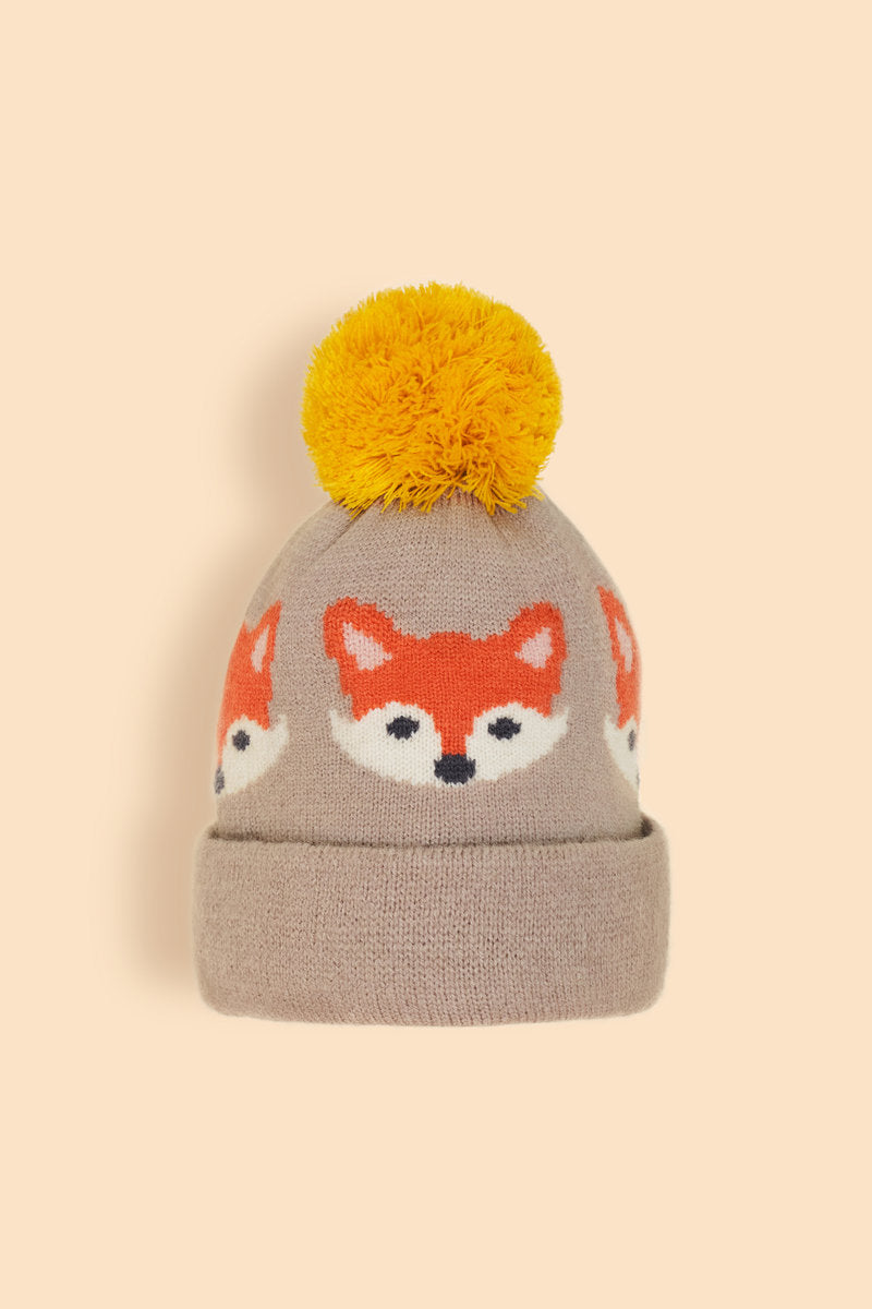 Fox Knitted Kid's Hat