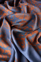 Load image into Gallery viewer, Denim Tapestry Kimono Jacket
