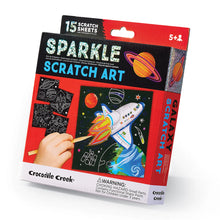Load image into Gallery viewer, Galaxy Sparkle Scratch Art
