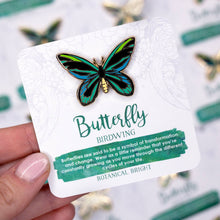 Load image into Gallery viewer, Birdwing Butterfly Enamel Pin
