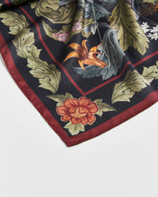 Load image into Gallery viewer, Winter Solstice Tales Green Square Scarf
