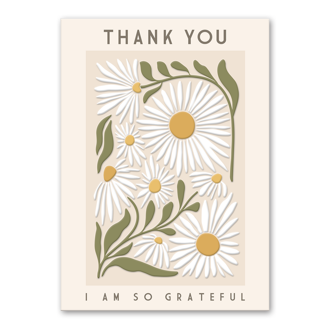Daisy Thank You Card
