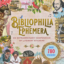 Load image into Gallery viewer, Bibliophilia Ephemera Sticker Book
