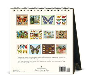 Papillons Desk Calendar