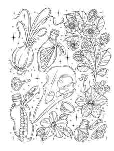 Pretty Creepy Coloring Book