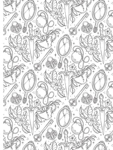 Pretty Creepy Coloring Book