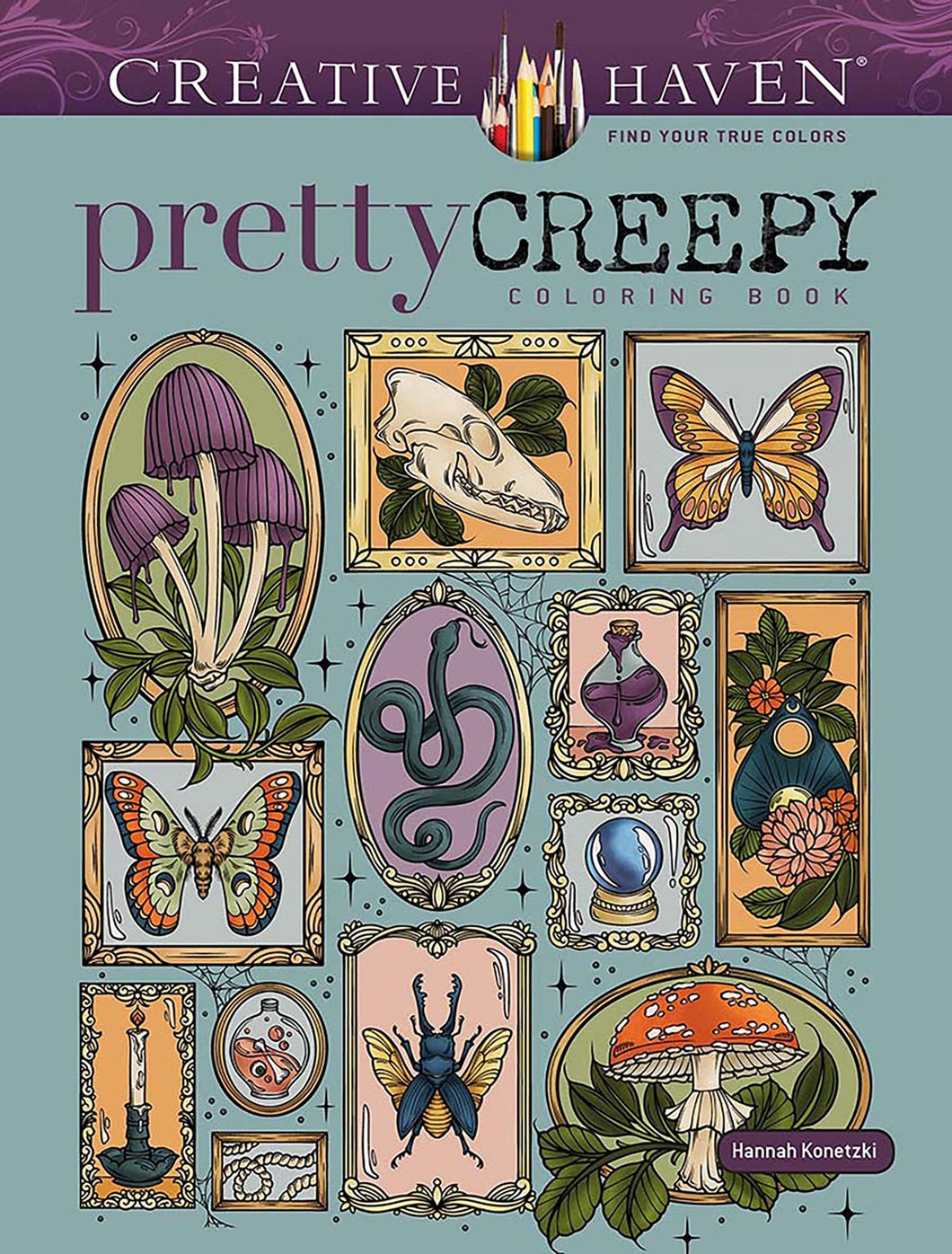 Pretty Creepy Coloring Book