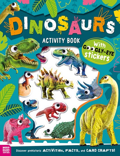 Dinosaurs Googly Eyes Activity Book