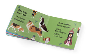 Charley Harper's Cats and Dogs: Multi-Lingual Counting Book