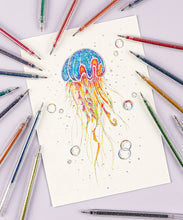 Load image into Gallery viewer, Iridescent Glitter Gel Ink Pen Set of 18
