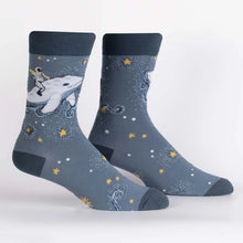 Load image into Gallery viewer, Cosmic Cetacean Men's Crew Socks
