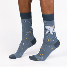 Load image into Gallery viewer, Cosmic Cetacean Men's Crew Socks
